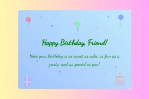 Birthday Card Generator - Generate Beautiful Card 1 Birthday Card Generator