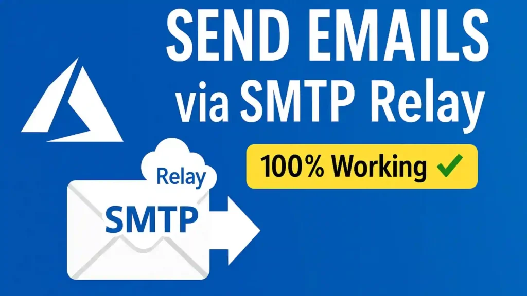 How to Send Emails Using SMTP Relay with Azure Communication Services 1 I