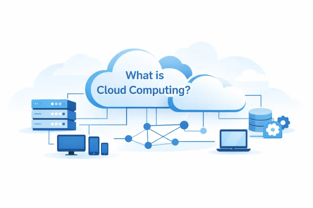 what is cloud computing illustrated through scalable cloud infrastructure and connected services